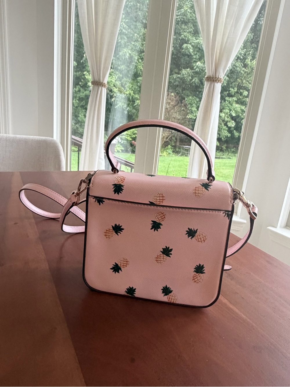🍍💕 Kate Spade Pink Pineapple Crossbody 🍍 NWOT ✨ Discontinued & HTF 💕 - Picture 3 of 9